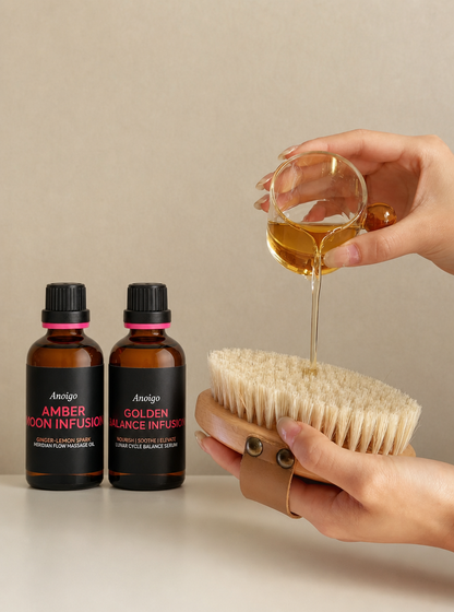01 WARM + 02 CALM | Your Complete Period Night Ritual Duo | ANOIGO