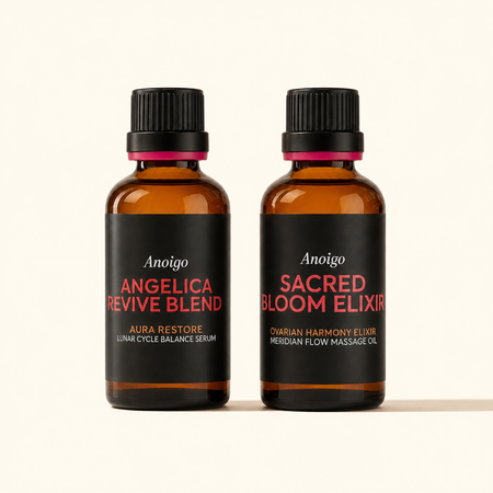03 RESTORE & 04 BLOOM | ANOIGO Post-Period Recovery & Evening Relaxation Routine Oil