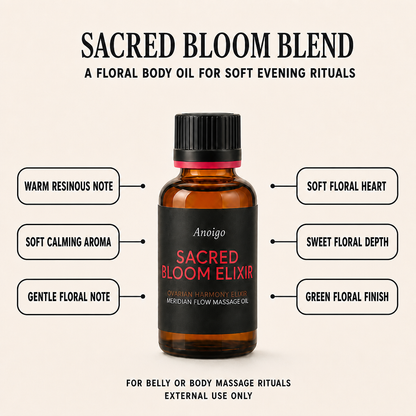 03 RESTORE & 04 BLOOM | ANOIGO Post-Period Recovery & Evening Relaxation Routine Oil